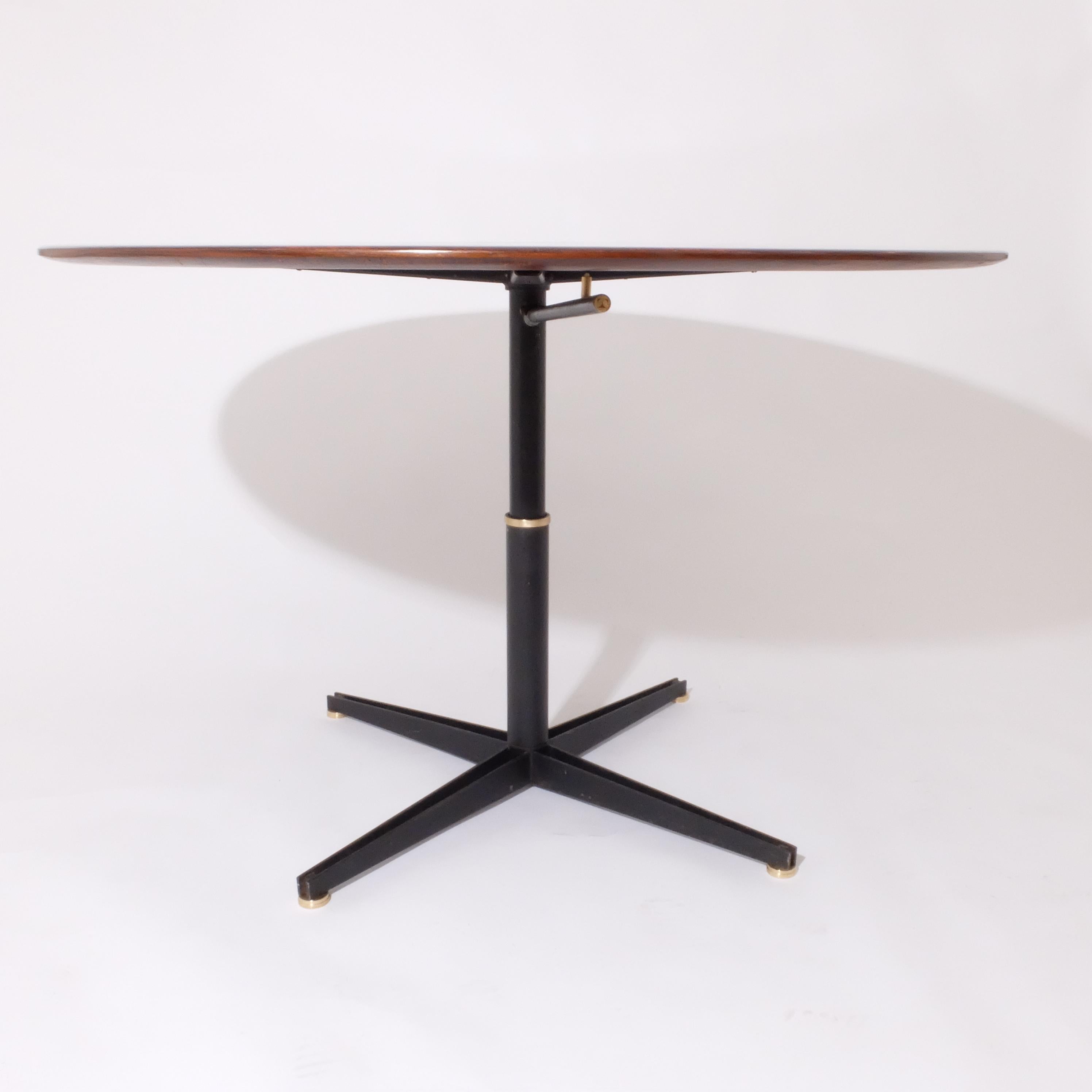 Poli Table haute réglable Borsani par Tecno T41,     Table de salle à manger ou table basse en vente