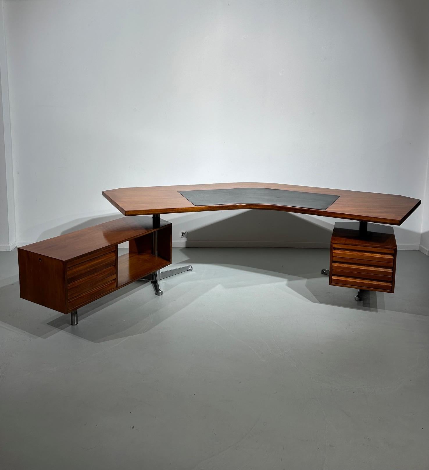 20th Century Borsani Boomerang executive desk