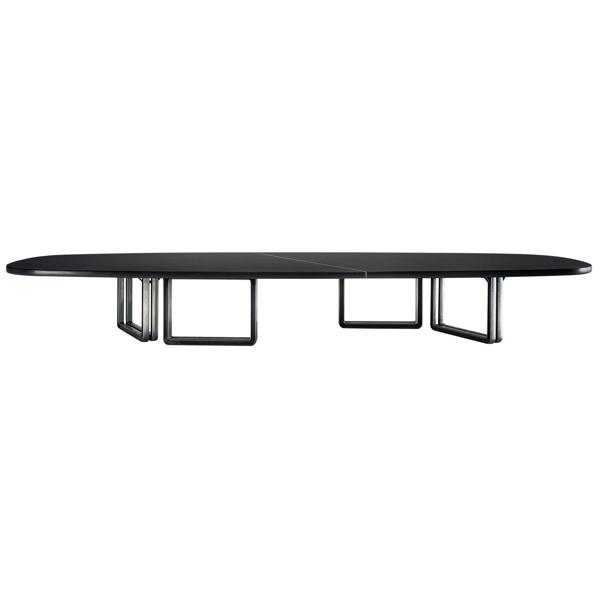 Borsani Large Black Table for Tecno