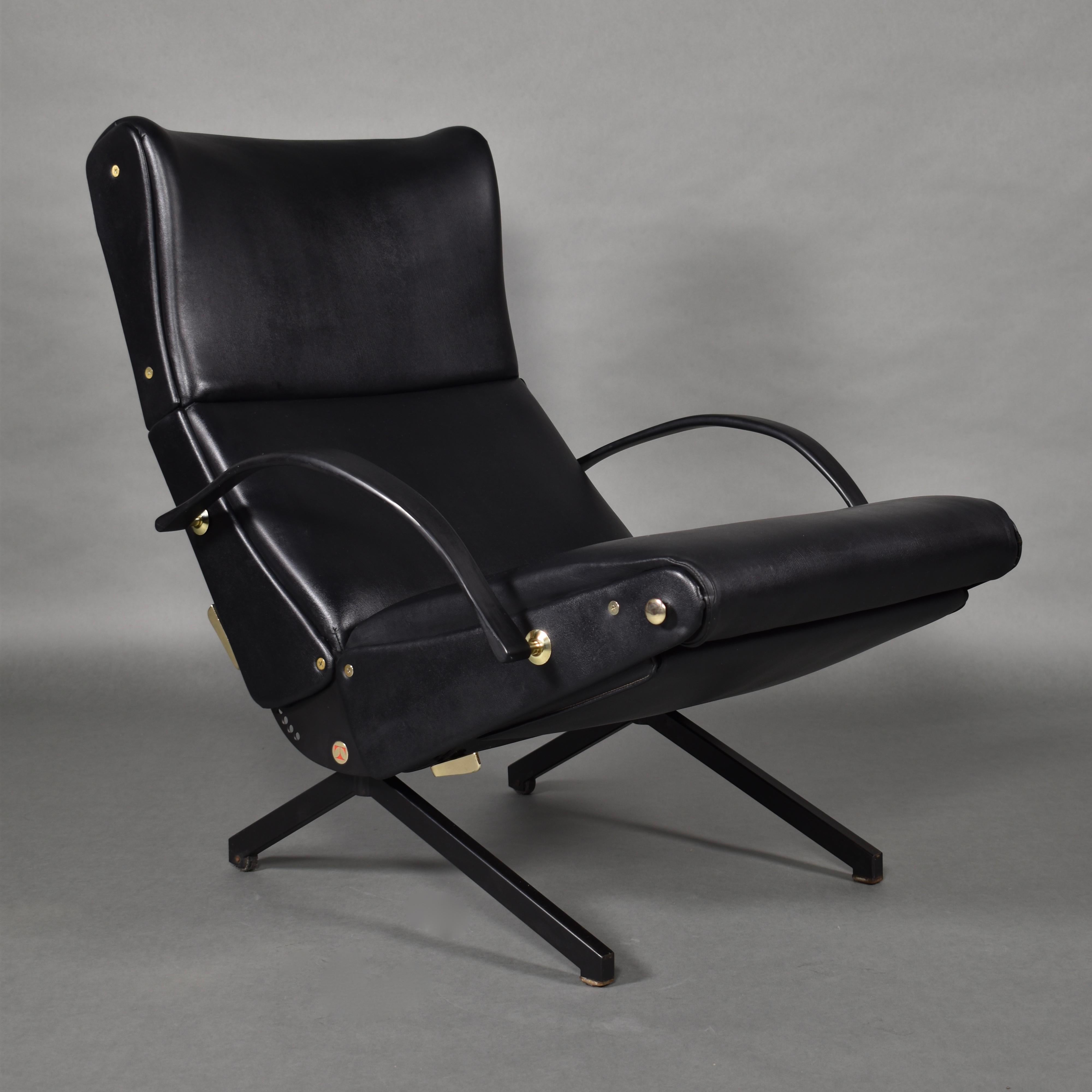 Mid-Century Modern Borsani P40 Lounge Chair for Tecno, Italy, circa 1970