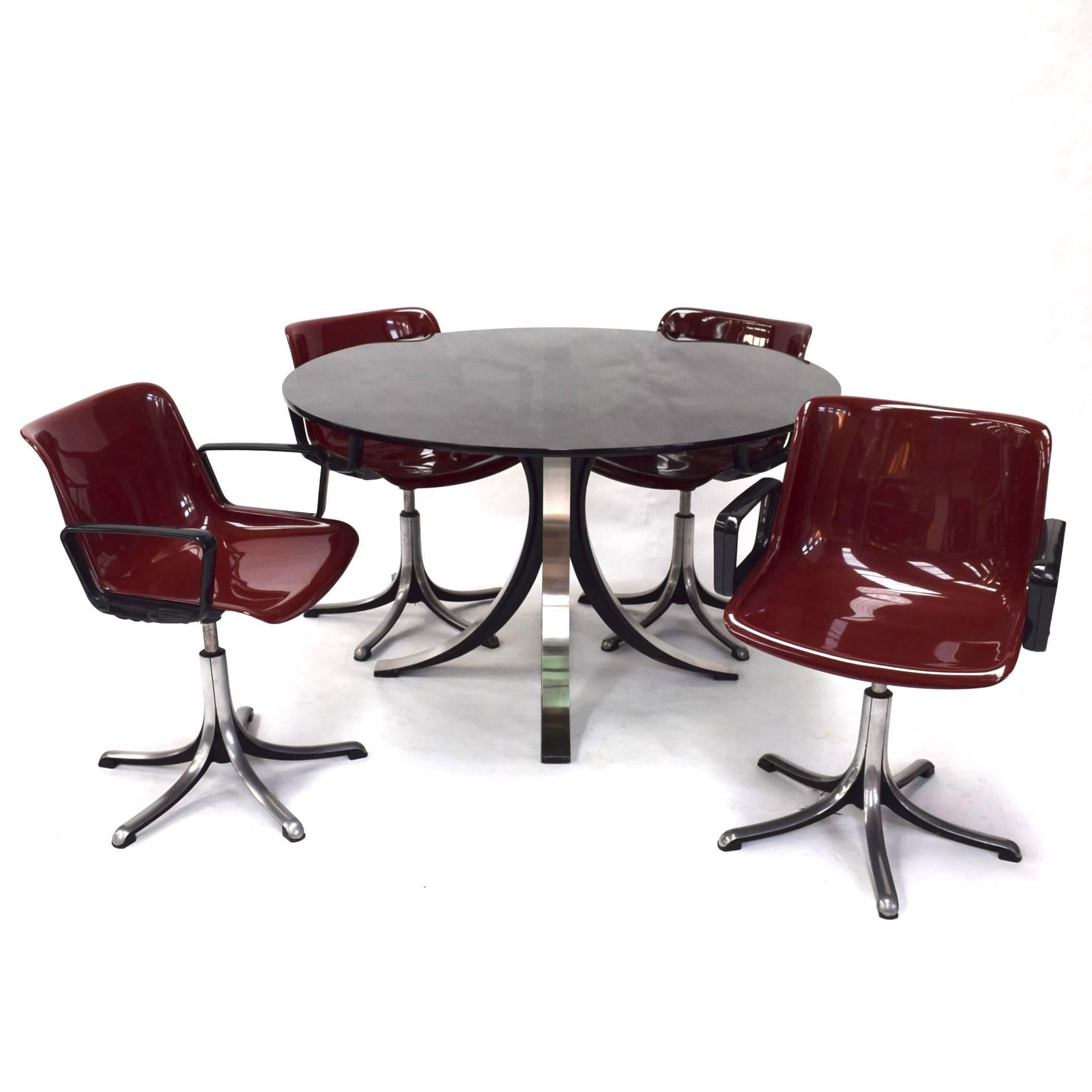 Italian Borsani T69 Dining Set, Italy, circa 1964