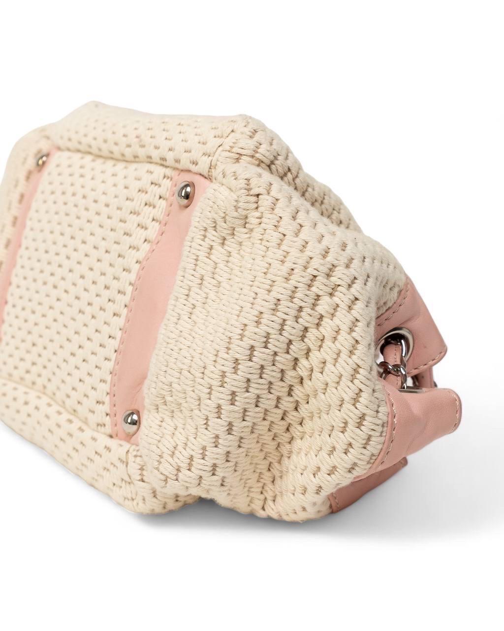 Borse a Spalla Chanel Lax Accordion Lana Rosa 4