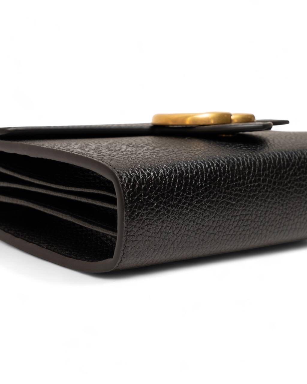 Borse a Spalla Gucci Pochette GG Marmont Nero 5