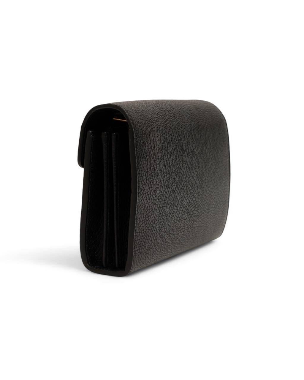 Borse a Spalla Gucci Pochette GG Marmont Nero 1