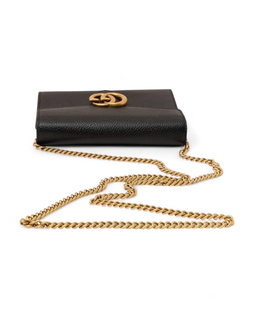 Borse a Spalla Gucci Pochette GG Marmont Nero 3