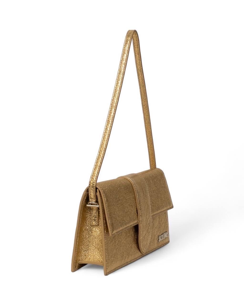 Donna Borse a Spalla Jacquemus Le Bambino Long Oro