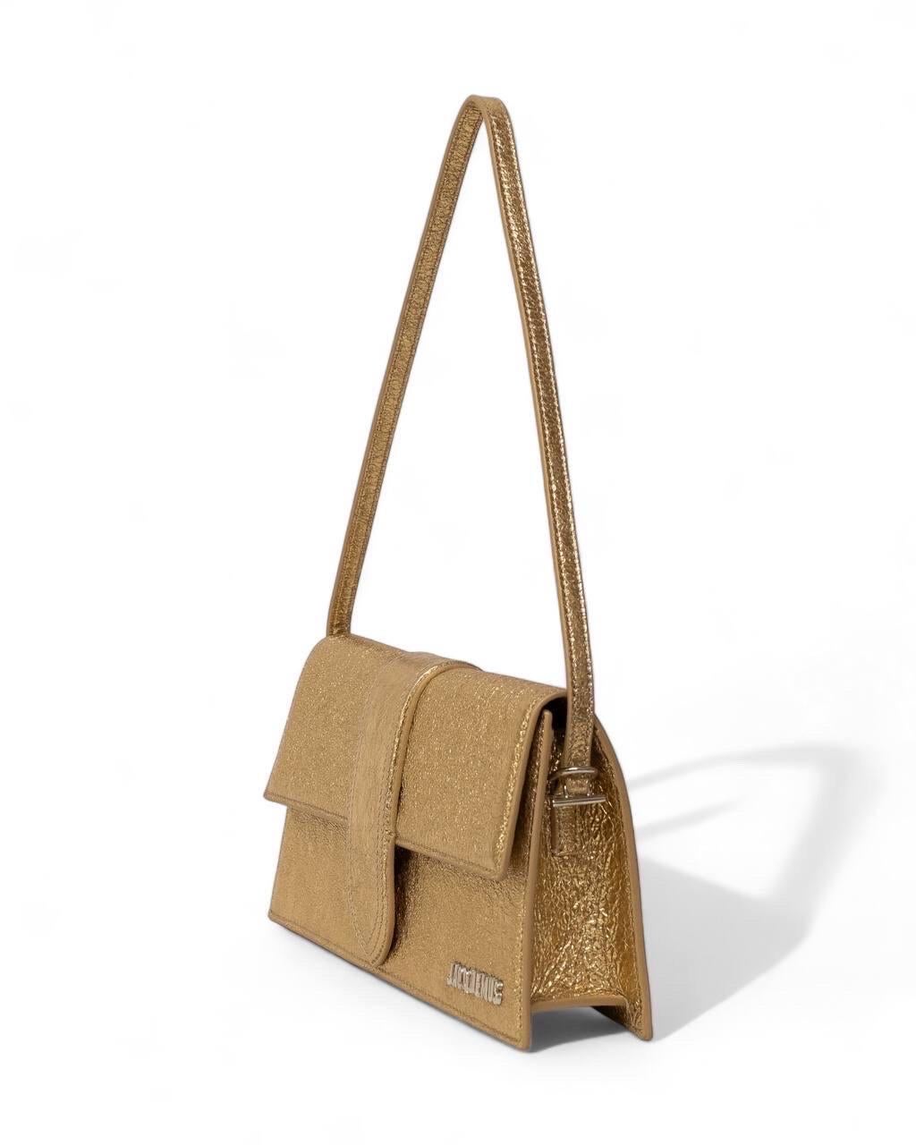Borse a Spalla Jacquemus Le Bambino Long Oro 1