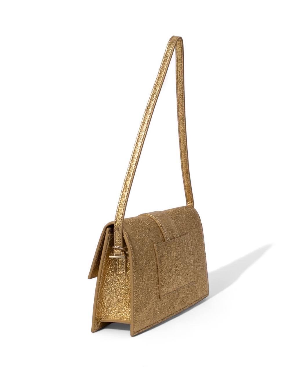 Borse a Spalla Jacquemus Le Bambino Long Oro 2