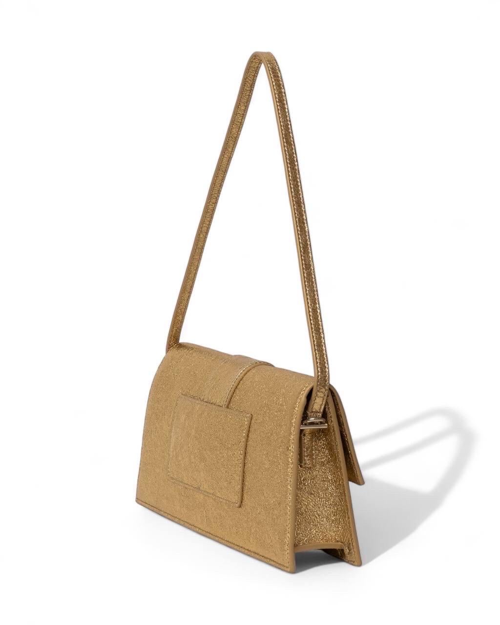 Borse a Spalla Jacquemus Le Bambino Long Oro 3