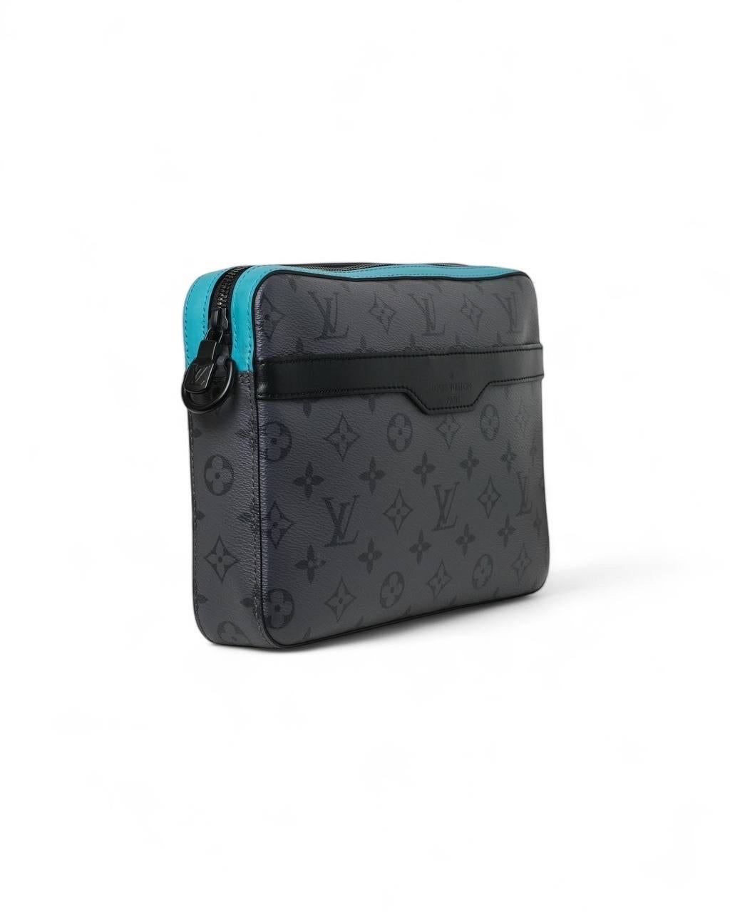 Uomo Borsello Louis Vuitton Messenger Trio Monogram The Eclipse Reverse