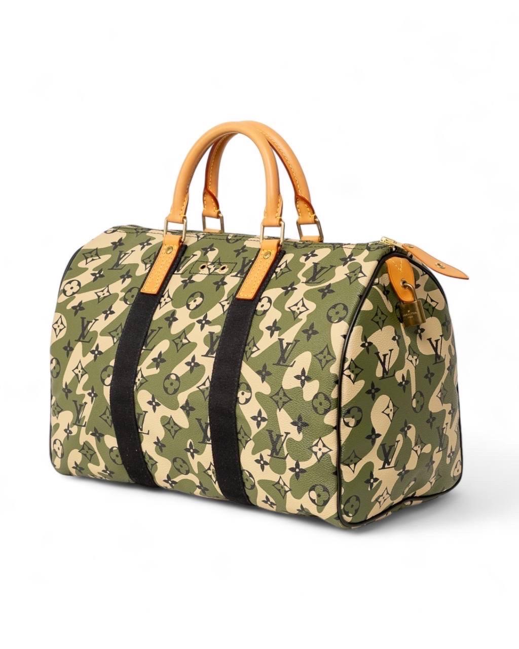 Borsone A Mano Louis Vuitton Speedy 35 x Takashi Murakami Monogramouflage For Sale at 1stDibs