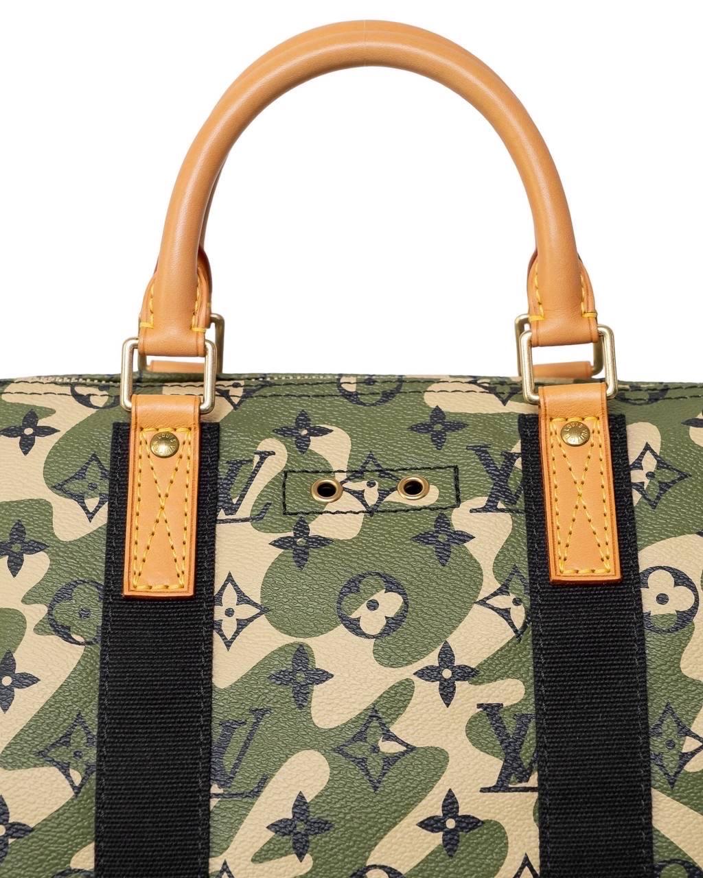Borsone A Mano Louis Vuitton Speedy 35 x Takashi Murakami Monogramouflage For Sale 2