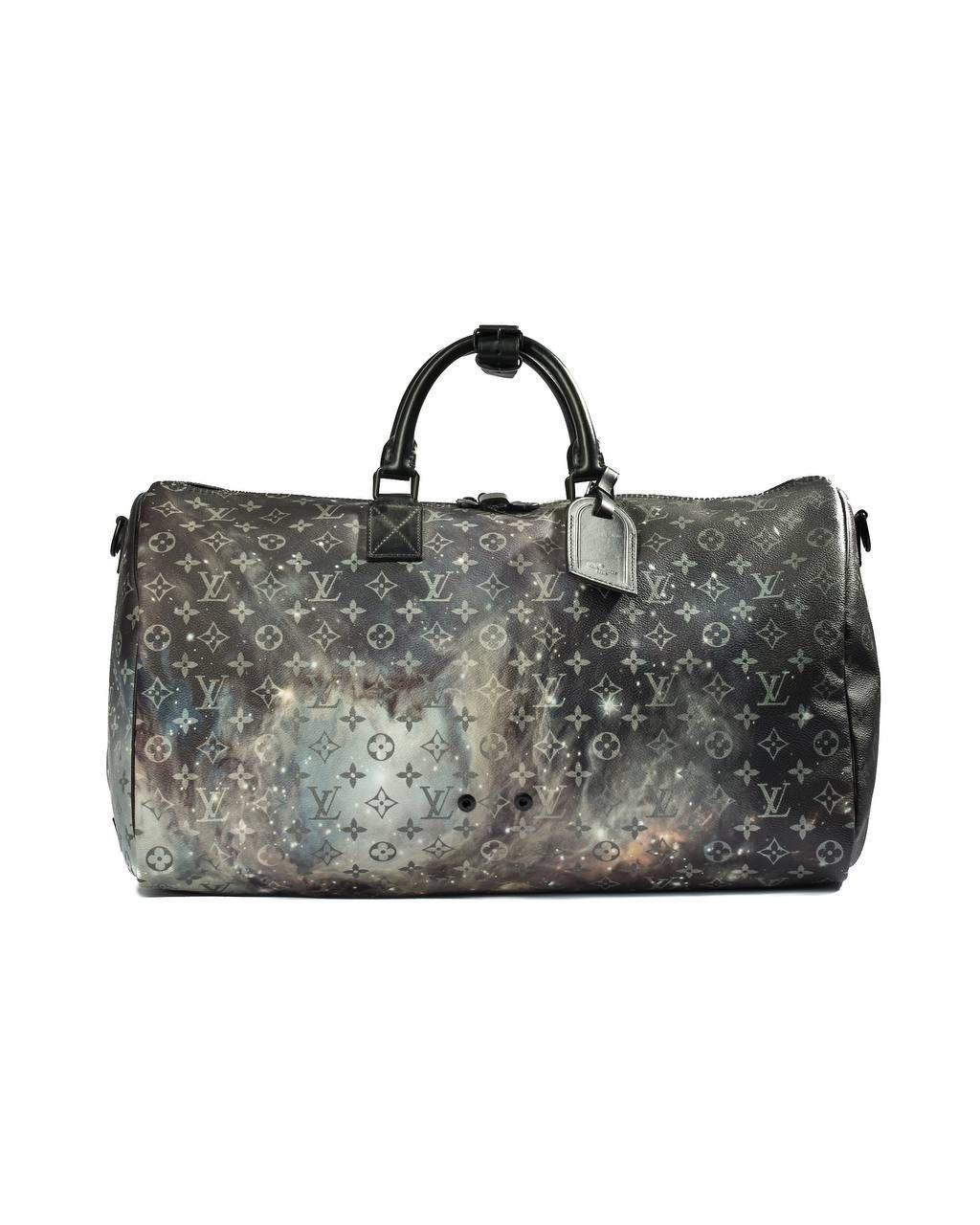 Gray Borsone Louis Vuitton Keepall 50 Bandouliere Galaxy L.E. For Sale