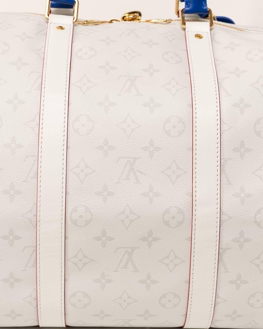 Borsone Louis Vuitton Keepall 55 Bandouliere NBA Basket For Sale 13