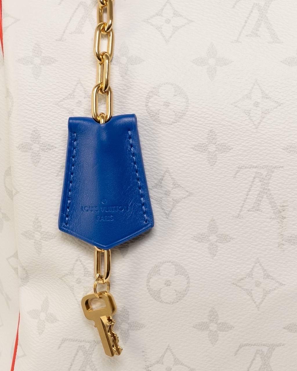 Borsone Louis Vuitton Keepall 55 Bandouliere NBA Basket In Excellent Condition For Sale In Torre Del Greco, IT