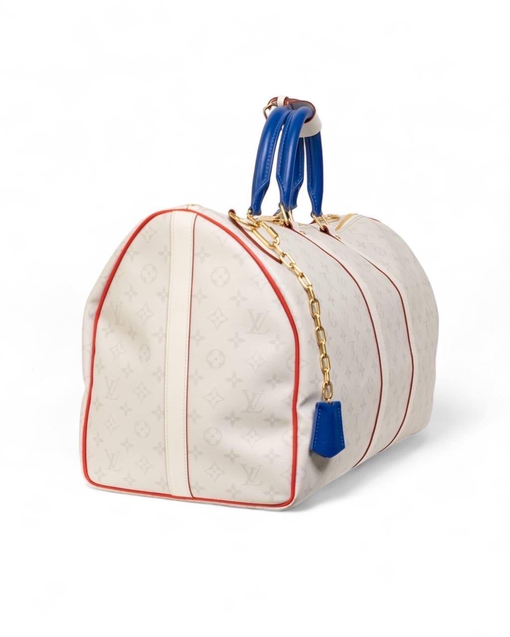 Borsone Louis Vuitton Keepall 55 Bandouliere NBA Basket For Sale 1