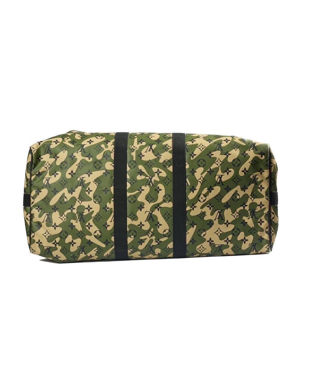 Borsone Louis Vuitton Keepall 55 Bandouliere X Takashi Murakami 6