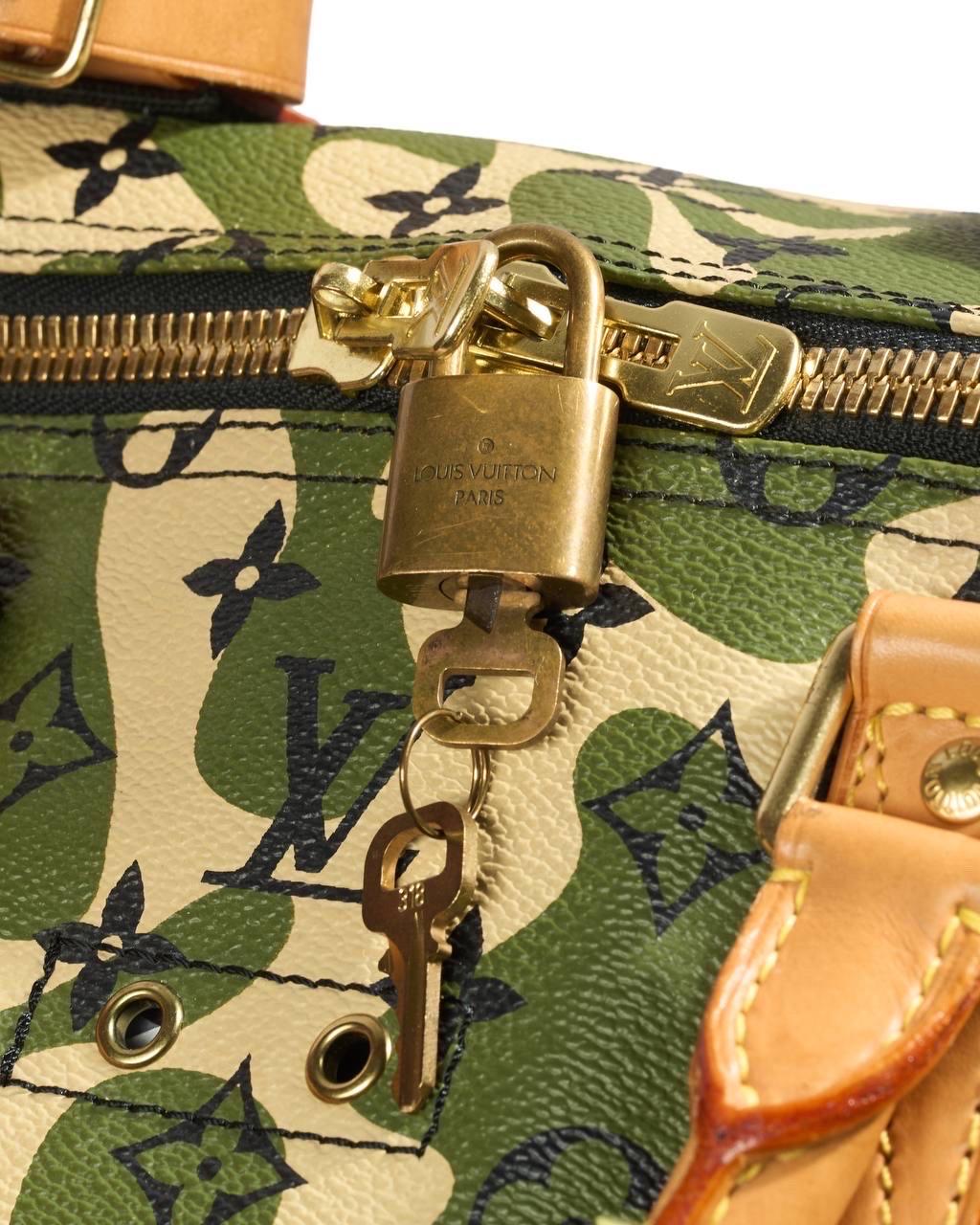 Borsone Louis Vuitton Keepall 55 Bandouliere X Takashi Murakami In Good Condition In Torre Del Greco, IT