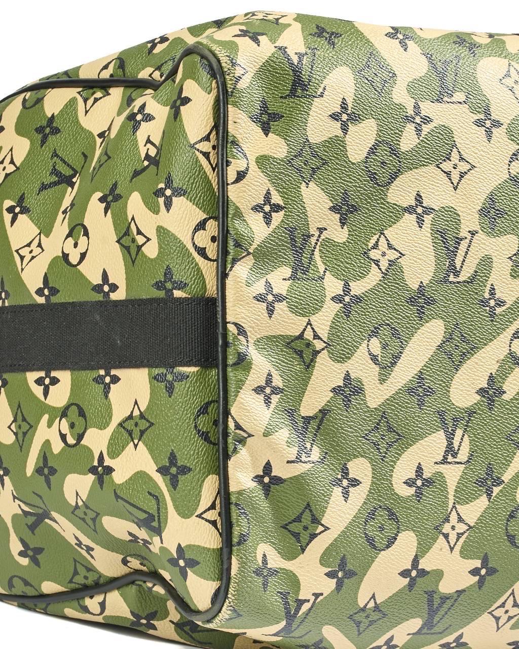 Women's or Men's Borsone Louis Vuitton Keepall 55 Bandouliere X Takashi Murakami