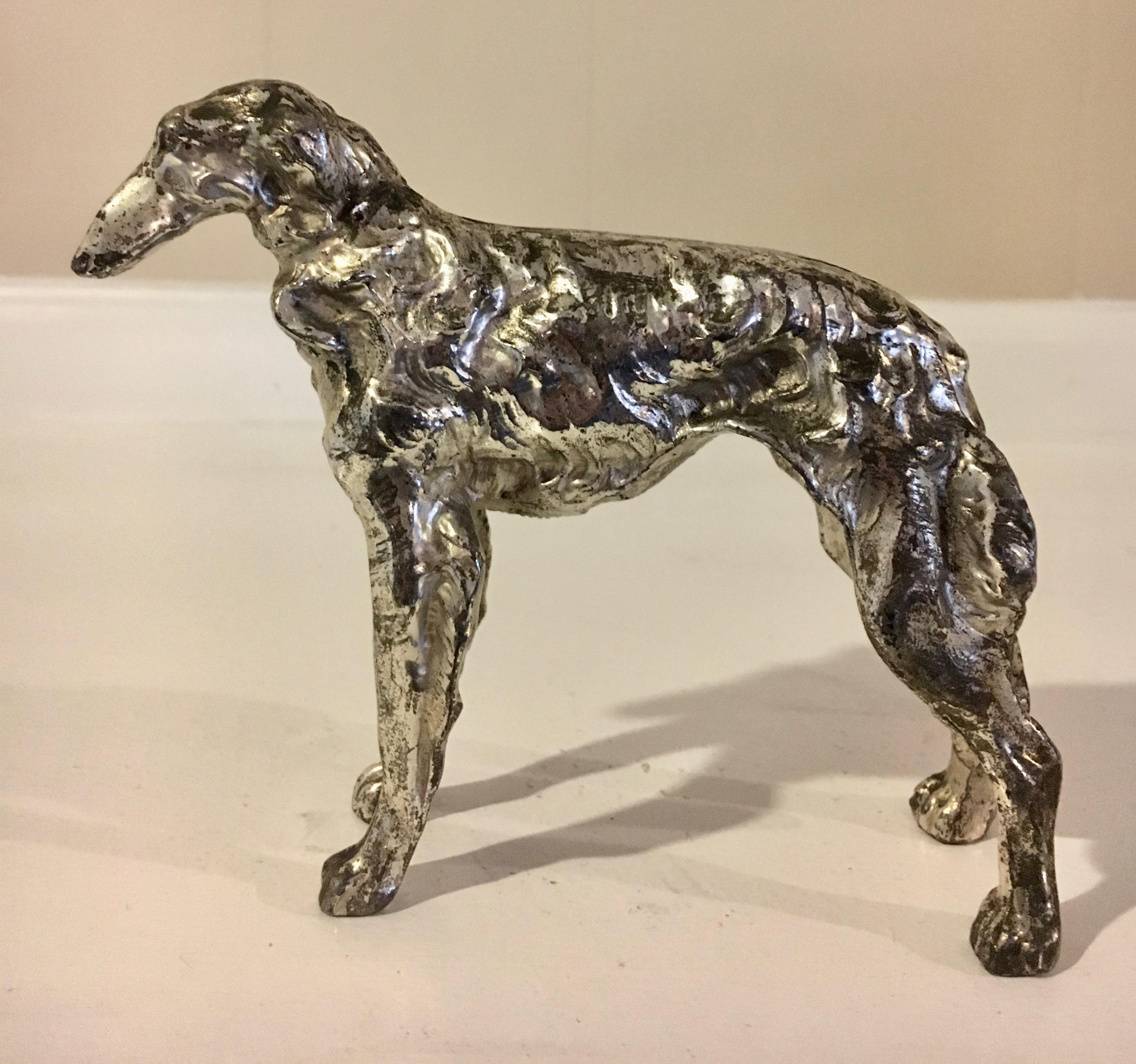 Borzoi Afghan Dog Sculpture Paper Weight In Good Condition In Los Angeles, CA