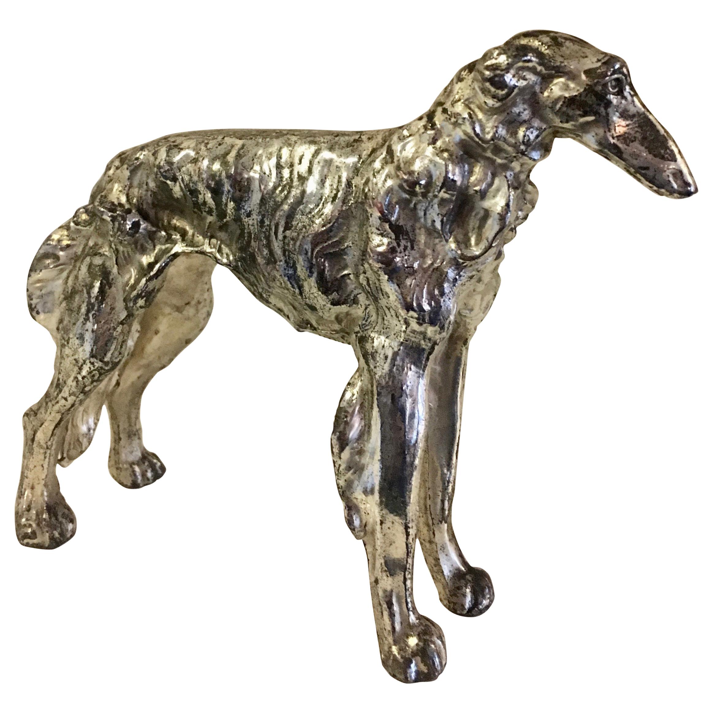Borzoi Afghan Dog Sculpture Paper Weight