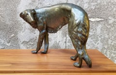 Borzoi Dog Sculpture by Jennings Brothers