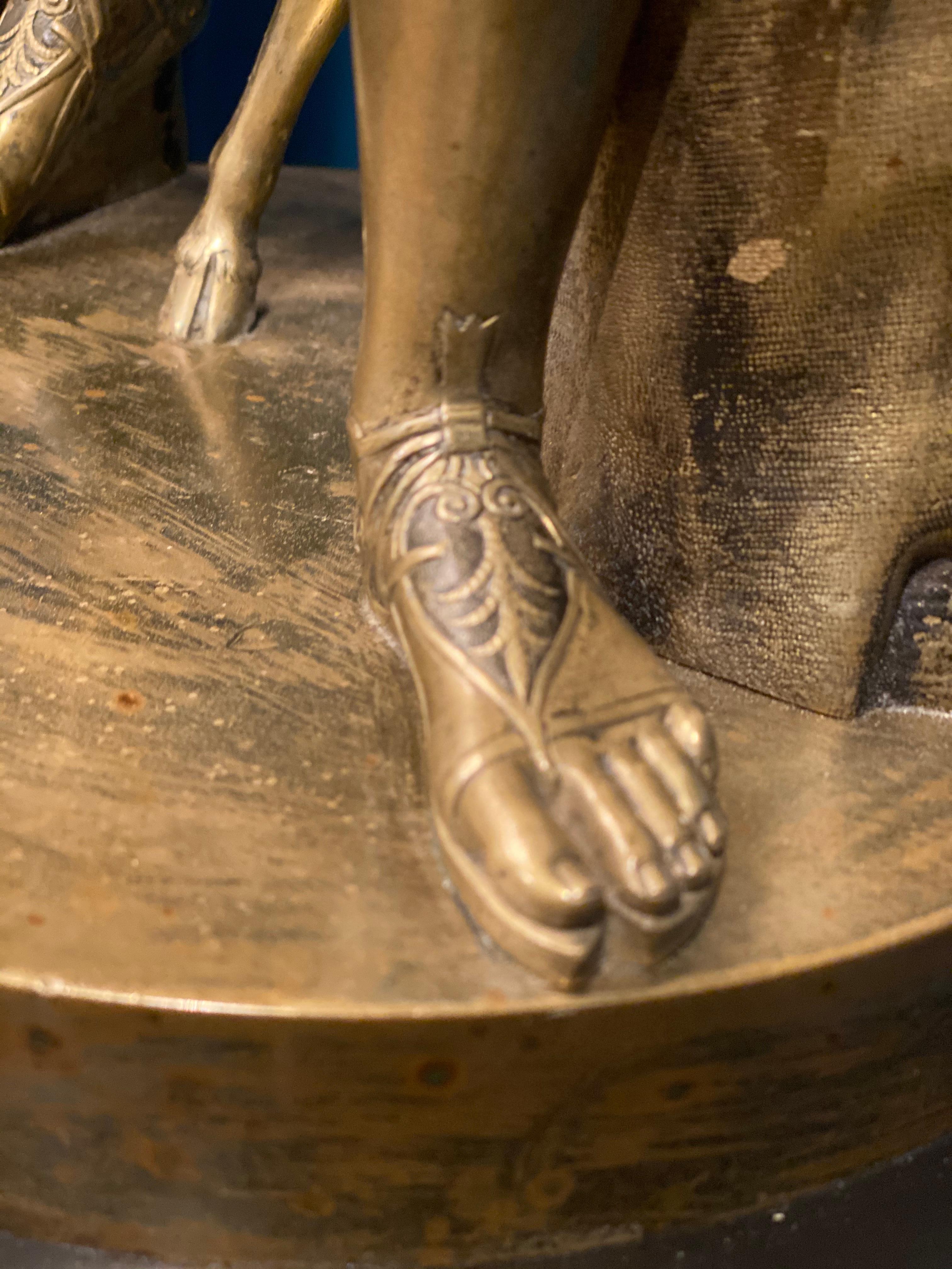 Gran Escultura de Bronce de Diana Diosa de la Caza Firmado B. Boschetti. en venta 4