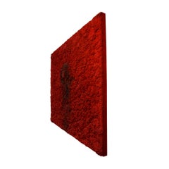 Bosco Sodi Contemporary Mixed-Media on Canvas Red Artwork, 2012