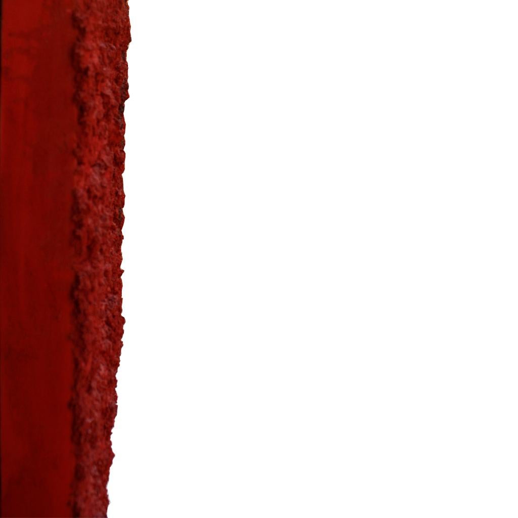 Modern Bosco Sodi Contemporary Mixed-Media on Canvas Red Artwork, 2012 For Sale