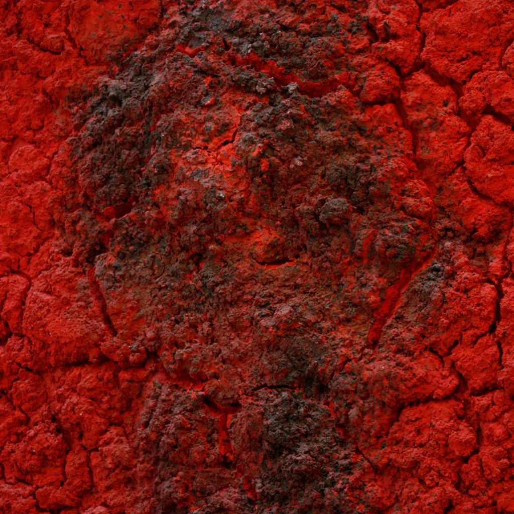 Bosco Sodi Contemporary Mixed-Media on Canvas Red Artwork, 2012 For Sale 4