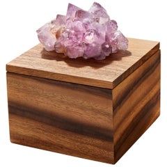 Bosque Box in Bosque Wood and Amethyst by Anna Rabinowitz