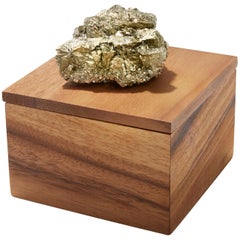 Bosque Box in Bosque Wood and Pyrite by Anna Rabinowitz