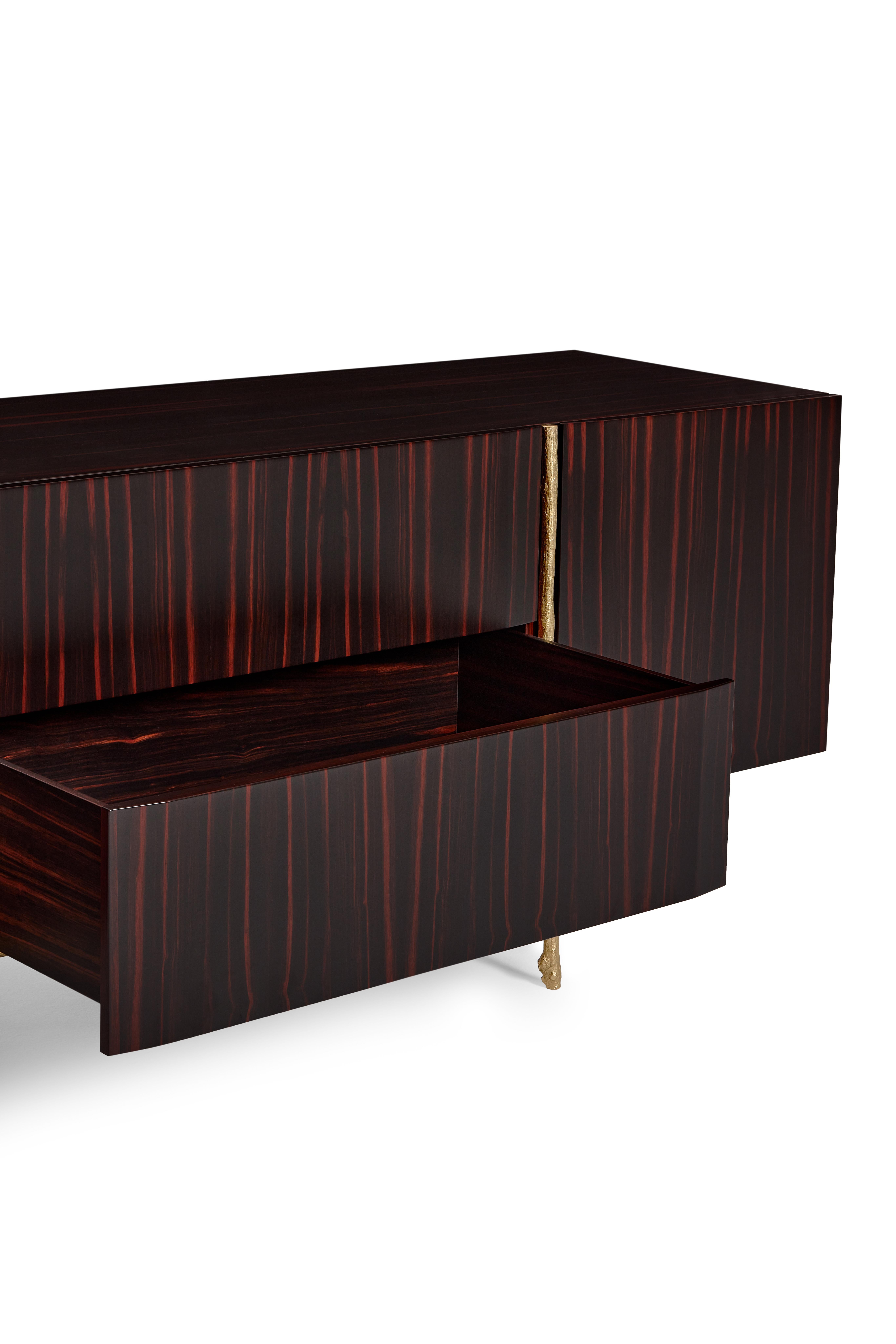 Post-Modern Bosque Sideboard by Ginger & Jagger For Sale