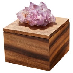 Bosque Tray in Bosque Wood and Amethyst by Anna Rabinowitz