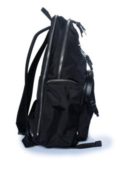 BOSS, backpack with leather details