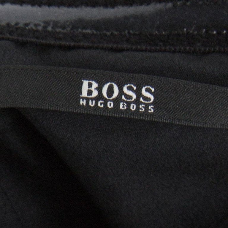Boss by Hugo Boss Black Embellished Halter Neck Maxi Gown S For Sale at ...
