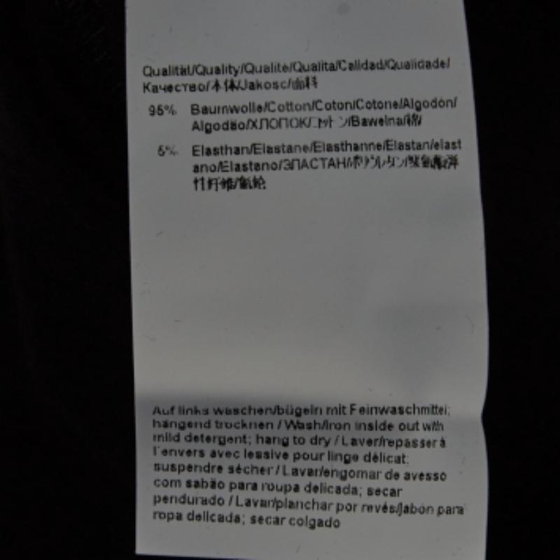 Boss By Hugo Boss Camiseta de cuello redondo de algodón texturizado con logotipo negro XXL en Bueno estado para la venta en Dubai, Al Qouz 2