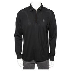 Boss By Hugo Boss Black Pima Cotton Long Sleeve T-Shirt L