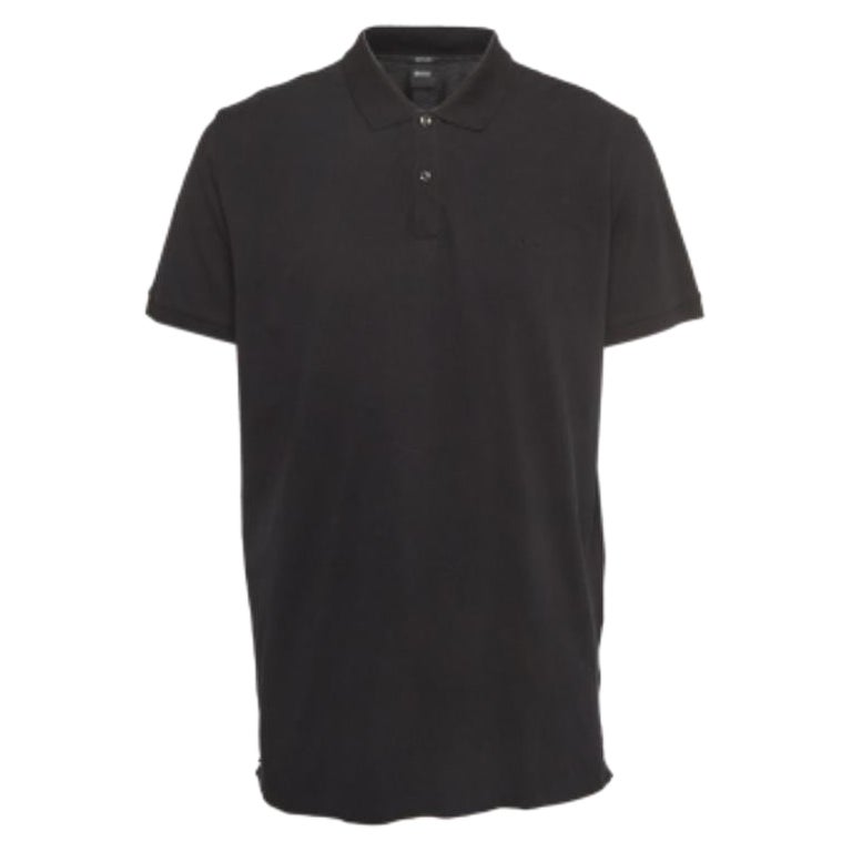 Boss By Hugo Boss - Maglietta Polo Pallas in cotone Pima nero XXL