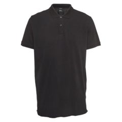 Boss By Hugo Boss - Maglietta Polo Pallas in cotone Pima nero XXL