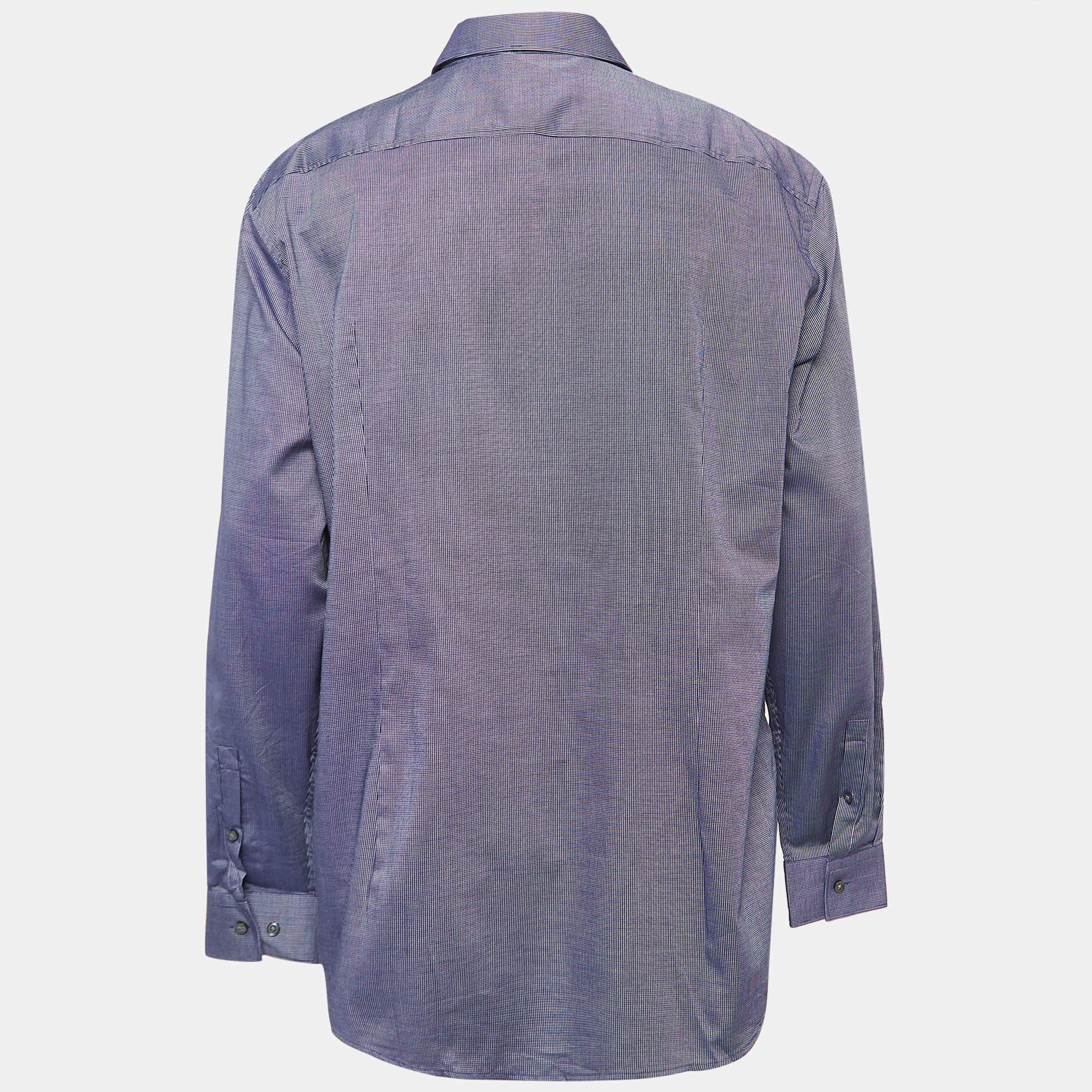 Shirts are an indispensable part of a wardrobe, so this brand brings you a creation that is both versatile and stylish. It has been tailored from quality material in a versatile shade. The shirt is detailed with signature elements and a comfortable