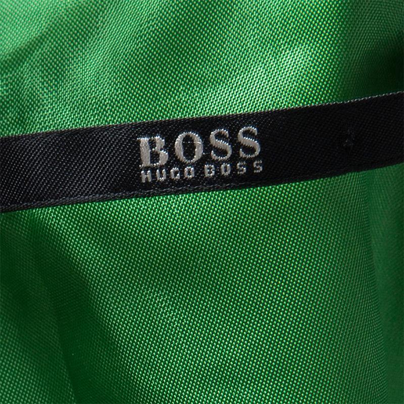 Women's Boss By Hugo Boss Green Sleeveless V-Neck Dallisia Maxi Dress L