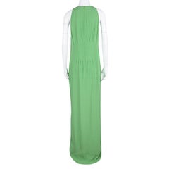 Boss By Hugo Boss Green Sleeveless V-Neck Dallisia Maxi Dress S