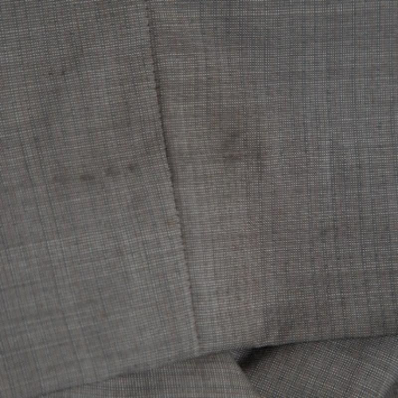 Boss By Hugo Boss Traje Gris Lana Virgen S en venta 6
