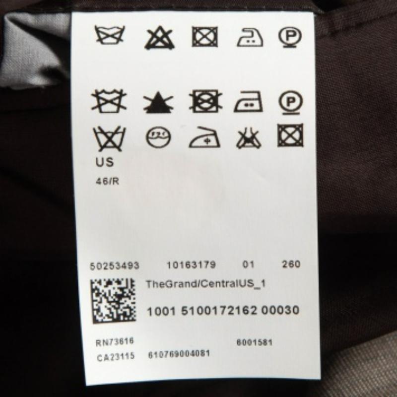 Boss By Hugo Boss Traje Gris Lana Virgen S en venta 2