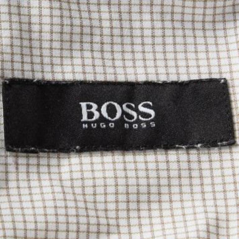 Boss By Hugo Boss Multicolor Checked Long Sleeve Button Front Shirt XL im Angebot 1