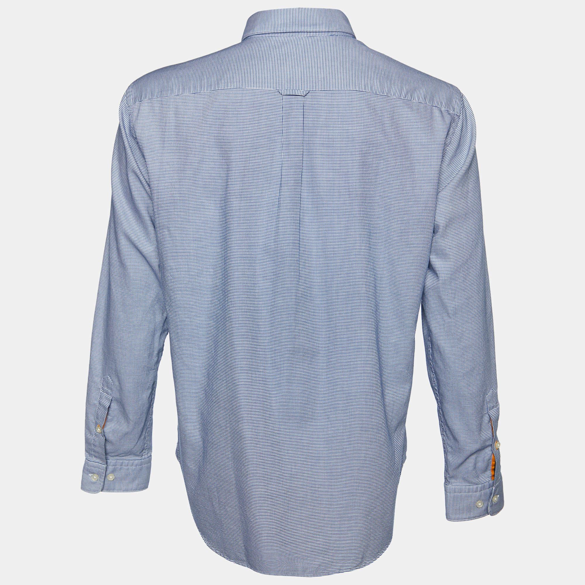 Shirts are an indispensable part of a wardrobe, so this brand brings you a creation that is both versatile and stylish. It has been tailored from quality material in a versatile shade. The shirt is detailed with signature elements and a comfortable