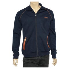 Boss By Hugo Boss Chaqueta de punto azul marino con cremallera M