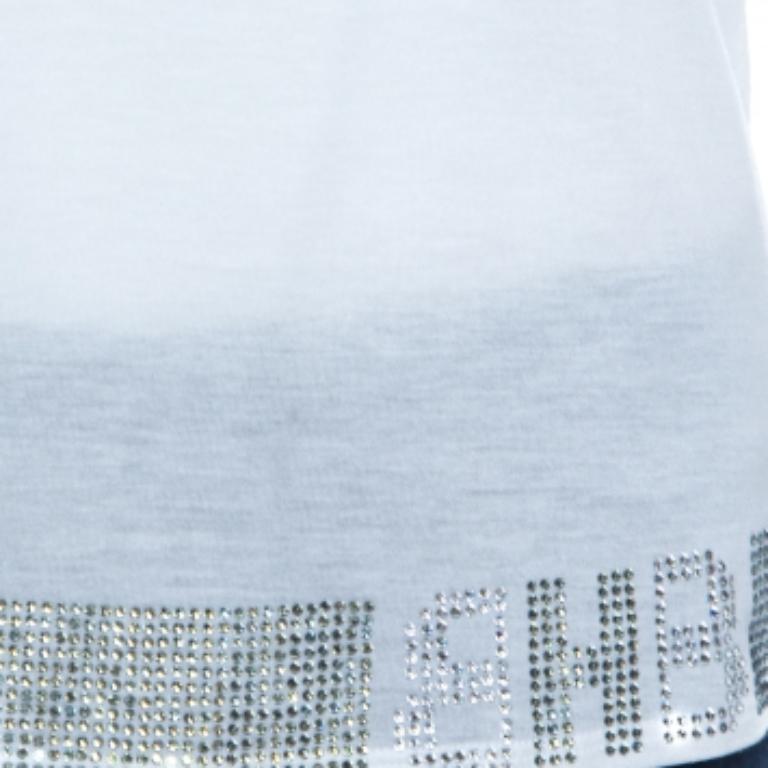 Donna Boss by Hugo Boss Canotta impreziosita da Swarovski in Whiting L.L.A. in vendita