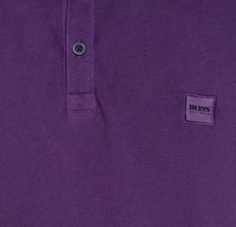 Boss By Hugo Boss Polo de algodón púrpura Piqué Slim Fit Prime 3XL en venta 1